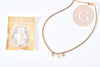 Kit de collar Vecchio de oro personalizado con letras de circonitas 40 cm, Cajas y kits para crear bisutería DIY, bolsa G8750