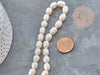 8.5-9.5mm White Natural Freshwater Pearl, Cultured Pearl for Jewelry Making, 36cm Strand, X1 G9147