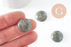 Cabochon rond labradorite naturelle 20mm, cabochon création bijoux pierre naturelle, X1 VALIDE