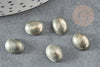 Gray pyrite cabochon, oval cabochon, natural pyrite, 10 x8mm, stone cabochon, natural stone, X1 G2053