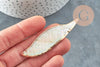 Golden natural mother-of-pearl wing pendant 69-73mm, gray mother-of-pearl shell pendant, X2 G3872