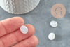 Beetle bead natural moonstone AAA 13mm, bead creation jewelry natural stone talisman X1 - G9232