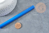 Baton de cire à cacheter bleu roi nacré 135mm, fourniture pour création de sceaux personnalisés, x1 G8911