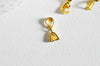 Bélière laiton doré,support laiton,création bijoux,support Pendentif doré, support pendentif,création collier, 12mm X10 G3563