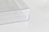 Boite rangement perle plastique rectangulaire,rangement bijoux,boite plastique,boite transparente, longueur 16.5cm, x1 G1146