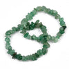 Bracelet élastique chips aventurine verte naturelle 50mm, bracelet pierre naturelle energie positive, bracelet lithothérapie, fil de 20cm X1 G5668