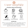 Bracelet jonc à personnaliser Acier Inoxydable 304 avec Médaille & nacre, x1 (ADN2)