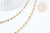 Bracelet lunes acier doré 304 inoxydable émaillé multicolore 25mm, idée cadeau anniversaire fête des mères femme, x1 G8800