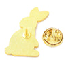 Broche pins lapin origami doré émail 31.5x23mm,broche dorée, décoration veste,x1 G6375