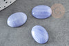 Cabochon agate bleue clair, cabochon ovale, agate naturelle,pierre naturelle, 18 x13mm, x1 G1922