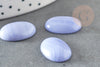 Cabochon agate bleue clair, cabochon ovale, agate naturelle,pierre naturelle, 18 x13mm, x1 G1922