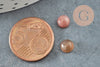 Cabochon agate indienne rond, cabochon rond pierre, agate naturelle, cabochon pierre,agate,6mm,pierre naturelle, X1 G1979