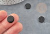 Cabochon agate noire, cabochon rond, agate naturelle,cabochon pierre, 12mm, X1 G2243