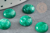 Cabochon agate verte rond, cabochon rond, agate naturelle,10mm, cabochon dôme, X1 G2646