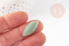 Cabochon aventurine verte, cabochon navette aventurine naturelle,pierre naturelle, 25 x11mm, X1 G3177