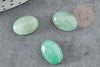 Cabochon aventurine verte, cabochon ovale aventurine naturelle, création de bijoux pierre naturelle,14 x10mm, x1 (G5048)