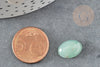 Cabochon aventurine verte, cabochon ovale aventurine naturelle, création de bijoux pierre naturelle,14 x10mm, x1 (G5048)