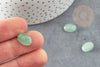 Cabochon aventurine verte, cabochon ovale aventurine naturelle, création de bijoux pierre naturelle,14 x10mm, X1 G5048