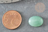 Cabochon aventurine verte, cabochon ovale, aventurine naturelle,pierre naturelle, 6 x12mm, X1 G1561