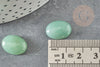 Cabochon aventurine verte, cabochon ovale, aventurine naturelle,pierre naturelle, 6 x12mm, X1 G1561