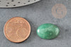 Cabochon aventurine verte, cabochon ovale, aventurine naturelle,pierre naturelle,18 x13mm, X1 G0376