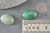 Cabochon aventurine verte, cabochon ovale, aventurine naturelle,pierre naturelle,18 x13mm, X1 G0376