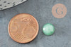 Cabochon aventurine verte, pierre naturelle, cabochon rond, aventurine naturelle, pierre verte, pierre dôme, 8mm, X1 G2686