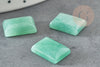 Cabochon aventurine verte,cabochon rectangle, aventurine naturelle,pierre naturelle, 10 x4mm, X1 G1144