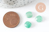 Cabochon carré aventurine naturelle 8x8mm, cabochon création bijoux pierre, x1 G9702