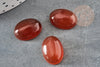 Cabochon cornaline orange, cabochon ovale, cornaline naturelle, pierre naturelle,13x18mm, x1 G4482
