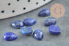 Cabochon dôme goutte Lapis Lazulis, cabochon goutte, lapis naturel, pierre naturelle,8x6mm, X1 G2274