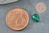 Cabochon dôme goutte Lapis malachite de synthèse 6x8mm, création bijoux pierre de , X1 G2807