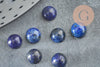 Cabochon dôme rond Lapis Lazulis, cabochon rond lapis naturel, fabrication bijoux, pierre naturelle,6mm, x1 G0176