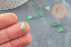 Cabochon goutte aventurine verte, cabochon goutte, aventurine naturelle,cabochon pierre, 8x6mm, pierre naturelle, x1 G2273