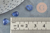 Cabochon goutte kyanite cianyte bleue, cabochon rond, kyanite naturelle,8x6mm, pierre naturelle, X1 G2266