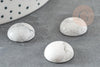 Cabochon howlite blanche, cabochon rond, cabochon Howlite, howlite naturelle,16mm, bijou pierre naturelle, x1 G2900