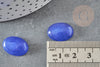 Cabochon jade bleu roi, bleu marine cabochon ovale, pierre dôme,jade naturel,18 x13mm,cabochon pierre, X1 G2022