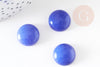 Cabochon jade bleu roi, cabochon rond, jade naturel, cabochon jade bleu,cabochon pierre, 16mm, X1 G2430