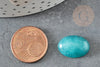 Cabochon jade vert aqua, pierre naturelle,cabochon ovale cabochon jade Naturel vert,13x18mm, X1 G2480