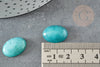 Cabochon jade vert aqua, pierre naturelle,cabochon ovale cabochon jade Naturel vert,13x18mm, X1 G2480