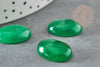 Cabochon jade vert citron cabochon ovale naturel 18 x13mm X1 G0092