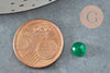 Cabochon jade vert,pierre naturelle, cabochon jade,cabochon rond,pierre précieuse,pierre verte, 6mm, X1 G2969