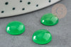 Cabochon jade vert,pierre naturelle, cabochon jade,cabochon rond,pierre verte, 10mm, X1 G2808