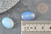 Cabochon opalite blanche, cabochon ovale, cabochon pierre,opale, opalite, 18 x 13mm, X1 G0480