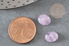 Cabochon ovale amethyste, cabochon pierre, cabochon violet, amethyste naturelle,8x10mm, X1 G1184