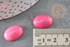 Cabochon ovale jade rose, cabochon pierre,rose orchidée,jade naturel,18 x13mm, pierre naturelle, X1 G2079