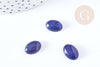 Cabochon ovale lapis lazuli naturel 14x10mm, cabochon création bijoux pierre, X1 G8671