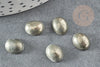 Cabochon pyrite grise, cabochon ovale, pyrite naturelle,10 x8mm, cabochon pierre, pierre naturelle, X1 G2053