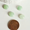 Cabochon rond aventurine verte, fournitures créatives, cabochon rond, aventurine naturelle,8mm, pierre naturelle