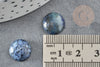 Cabochon rond bleu lapis lazulis 12mm, x1 (G1128)